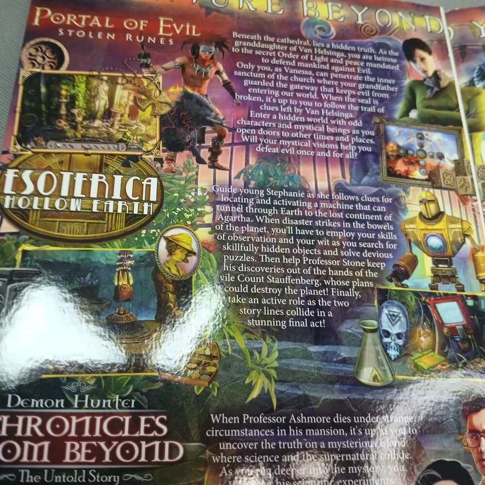 Supernatural Stories 20 Complete Games Teen PC DVD Game Hidden Objects Horror